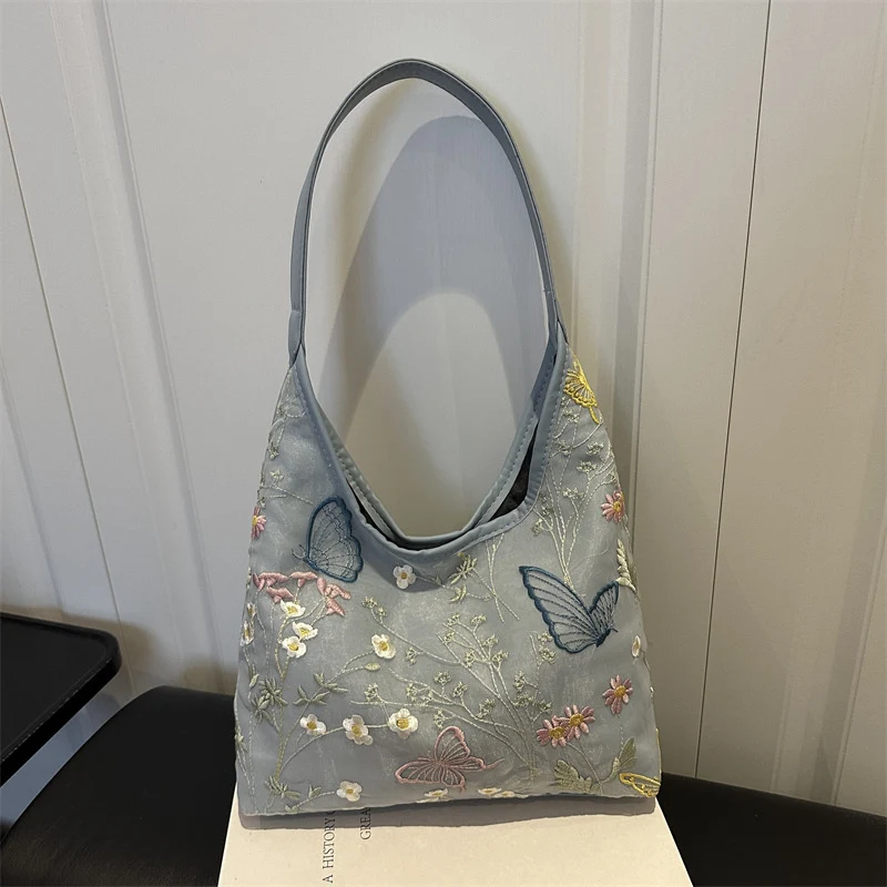 Elegante Schmetterlings-verzierte Schultertasche