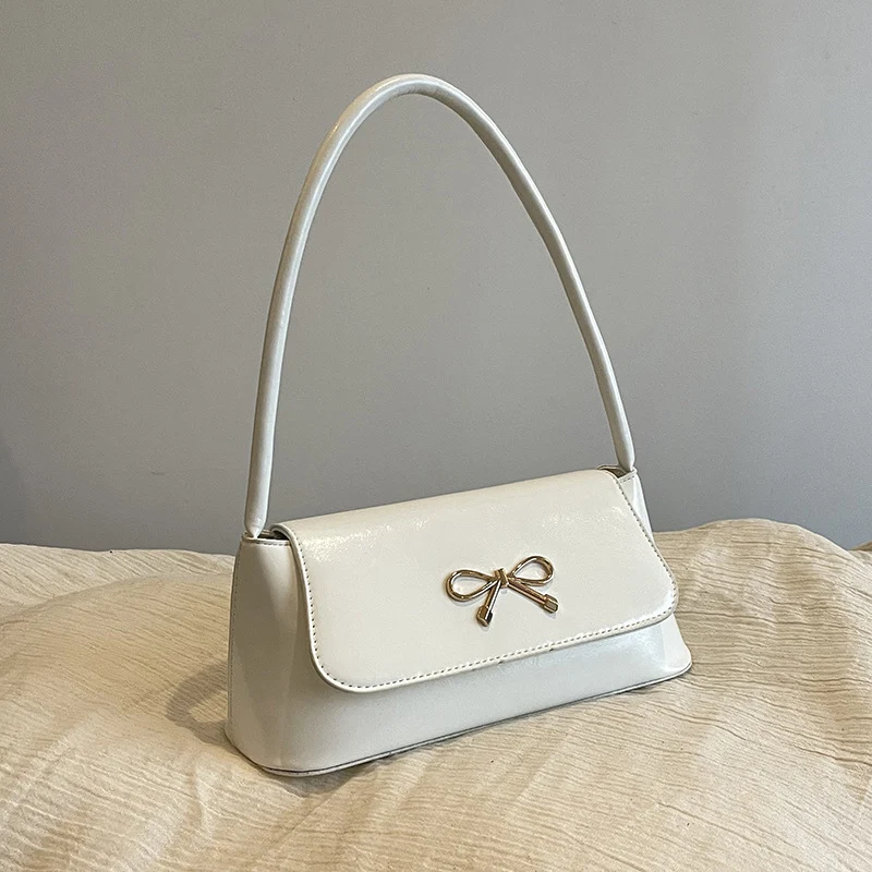 Elegante Bow-Detail Handheld Handtasche