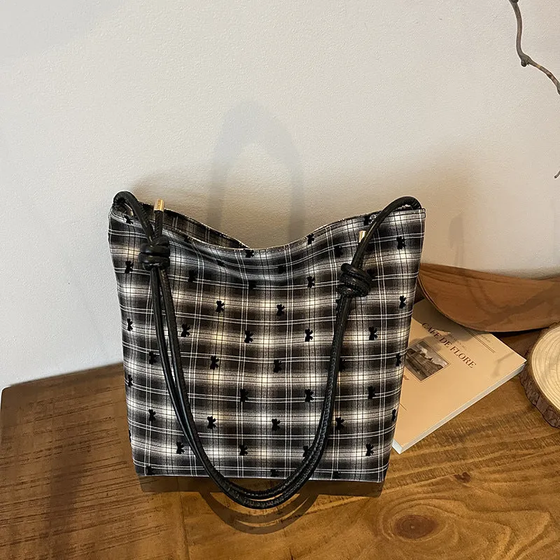 Punktmuster Hobo Tasche