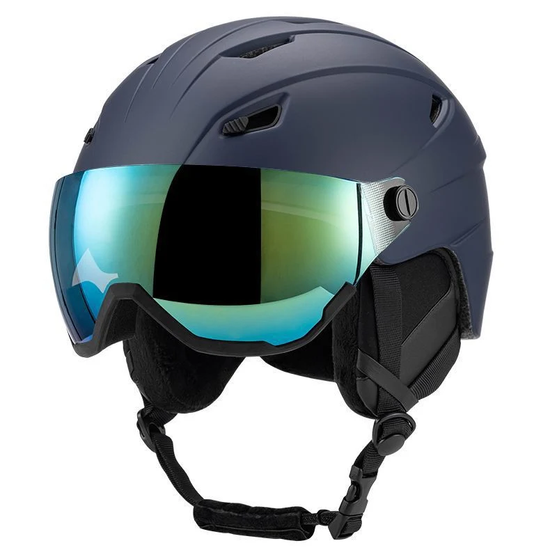 Hochleistungs-Skihelm mit integriertem Visier Skanto