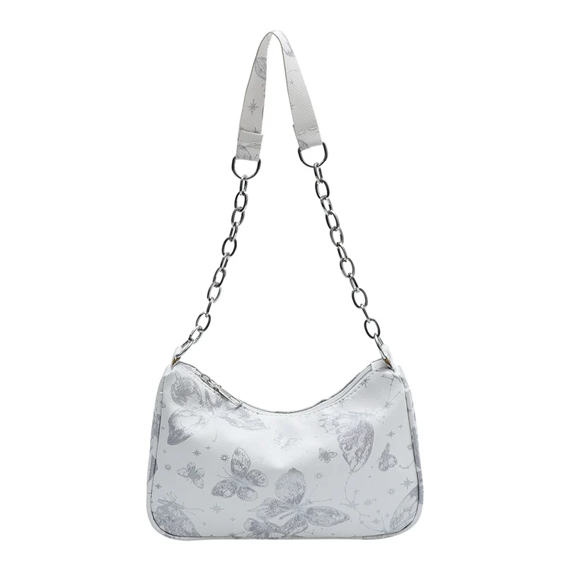 Butterfly Print Designer Hobo Tasche