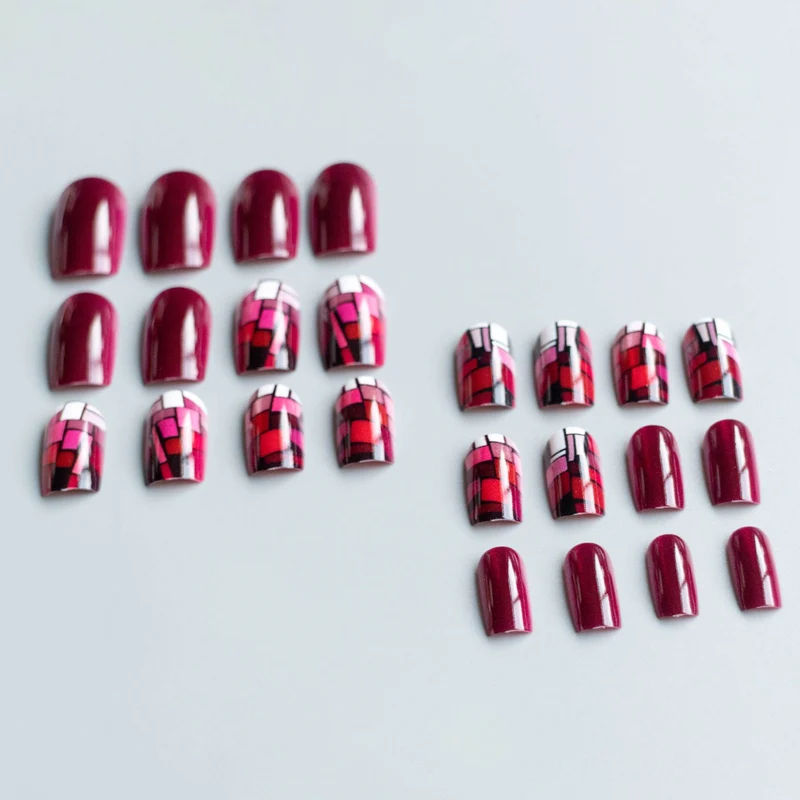 Künstlerisches Mosaik-Nagelkunst-Set