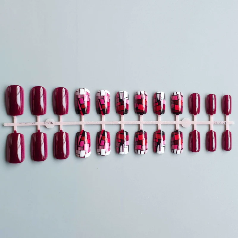 Künstlerisches Mosaik-Nagelkunst-Set