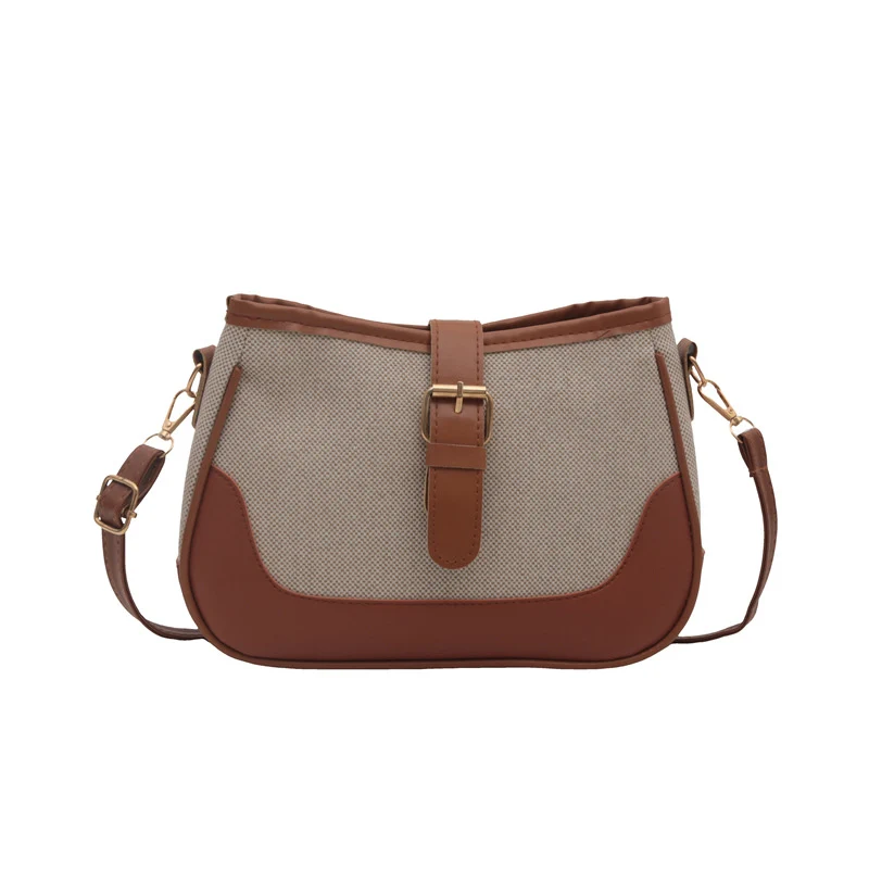 Strukturierte Canvas-Handtasche