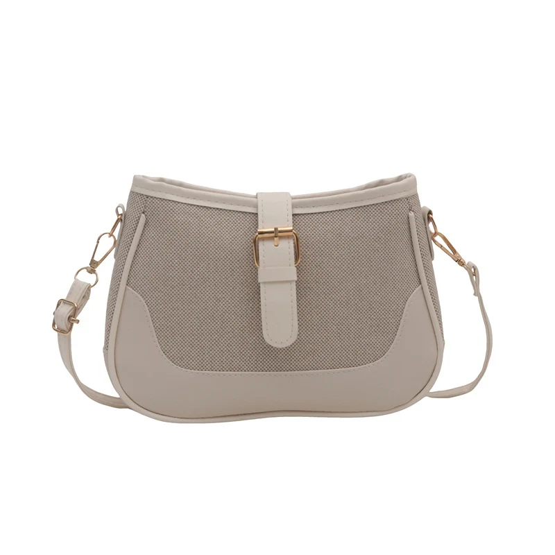 Strukturierte Canvas-Handtasche