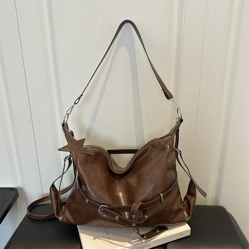 Schlappe Hobo-Handtasche