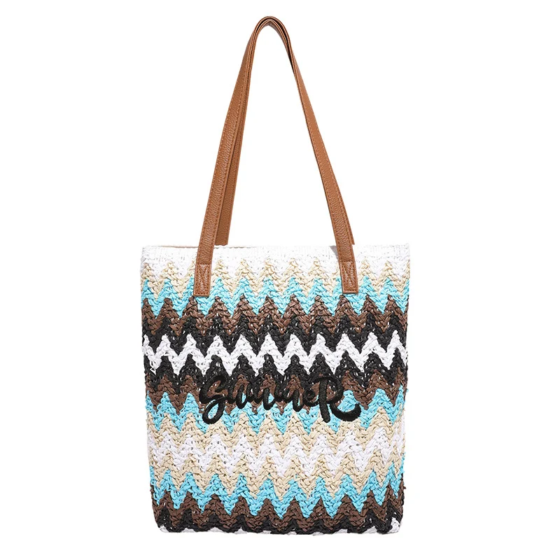 Boho Gewebte Strohtasche