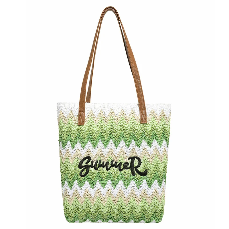 Boho Gewebte Strohtasche