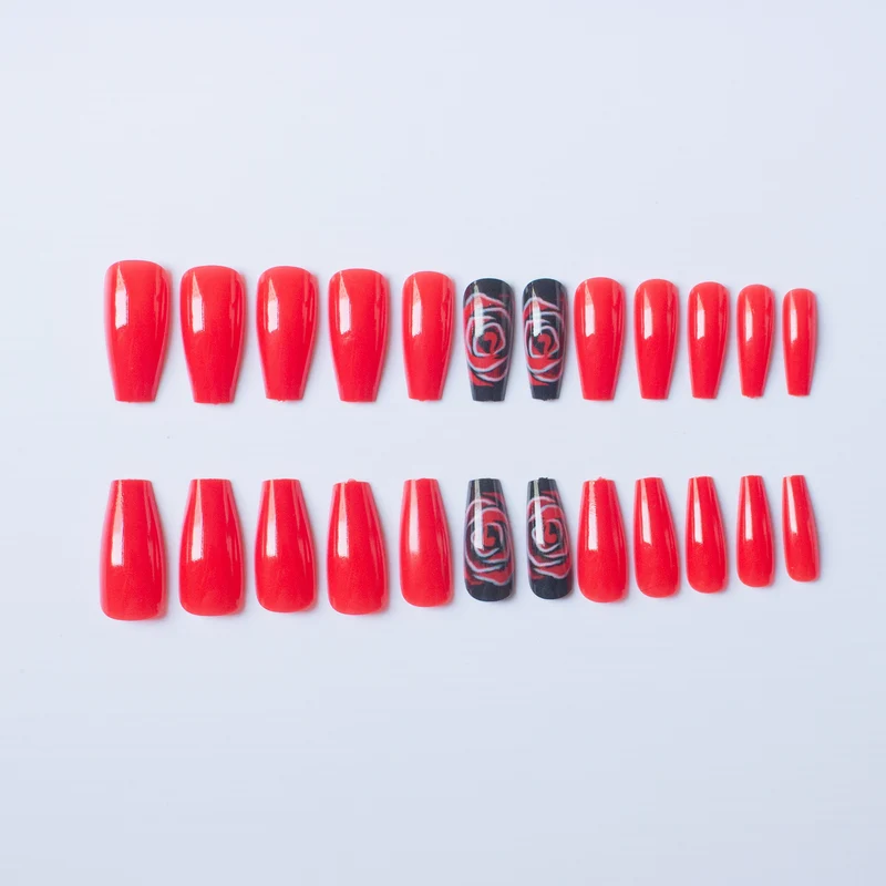 Künstlerisches Langne Nail Art Design
