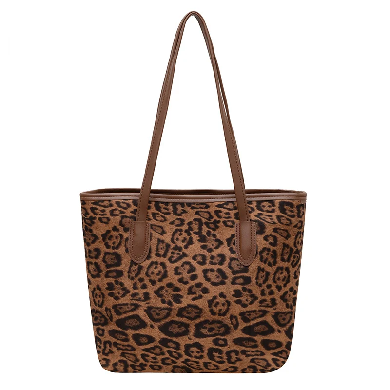 Leopard Print Tragetasche