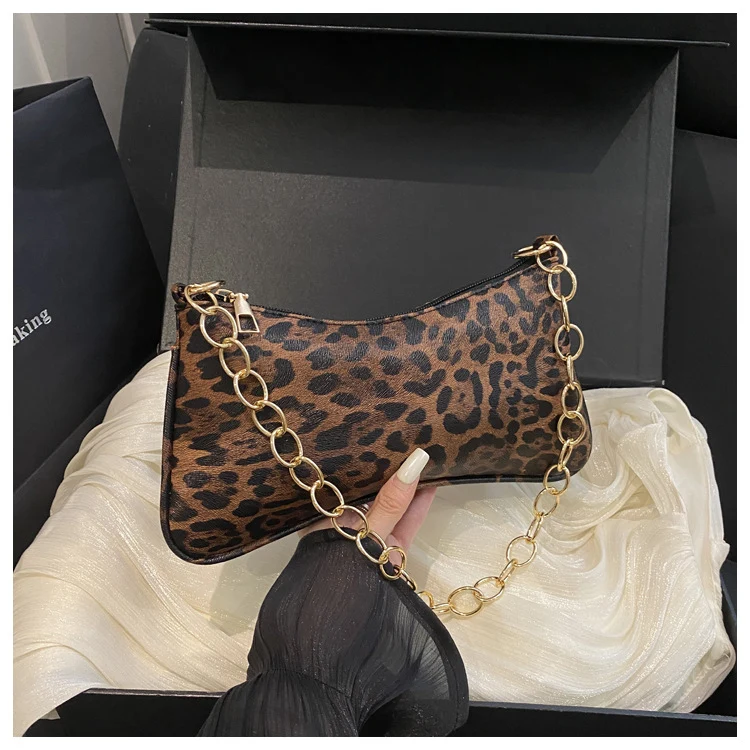Leopardenprint Abend-Clutch