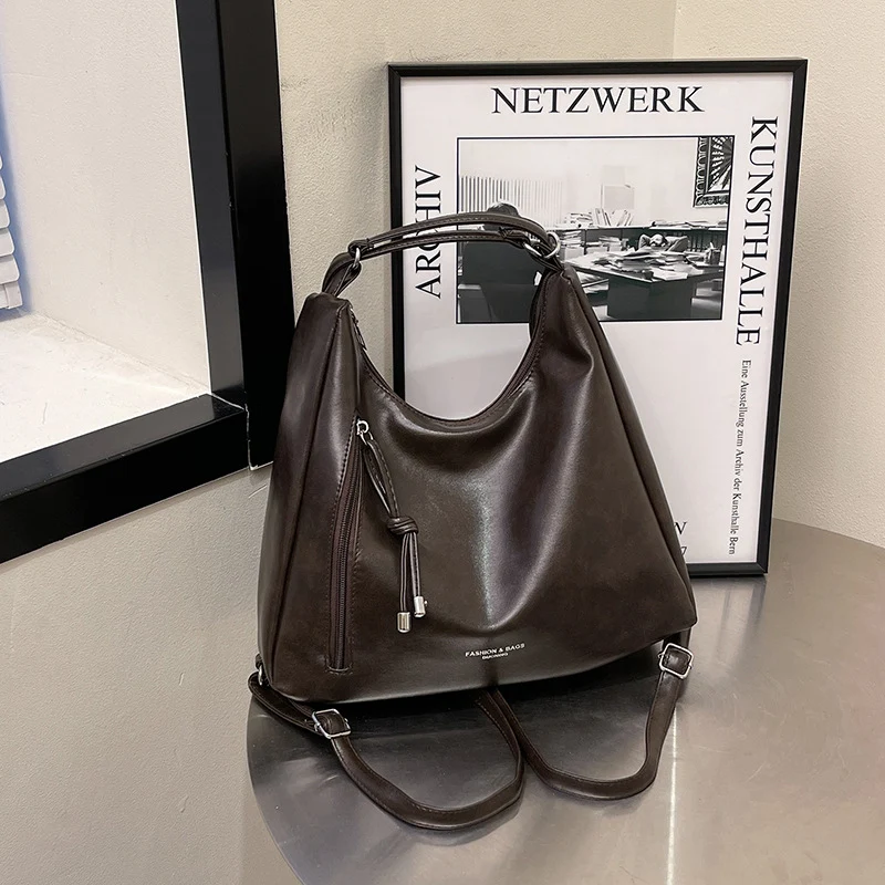 Lederhandtasche