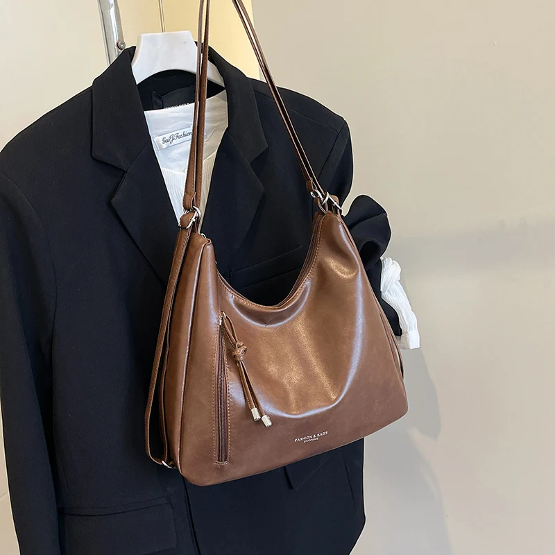 Lederhandtasche