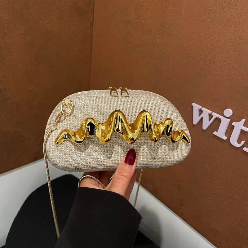 Glitzer Umhängetasche