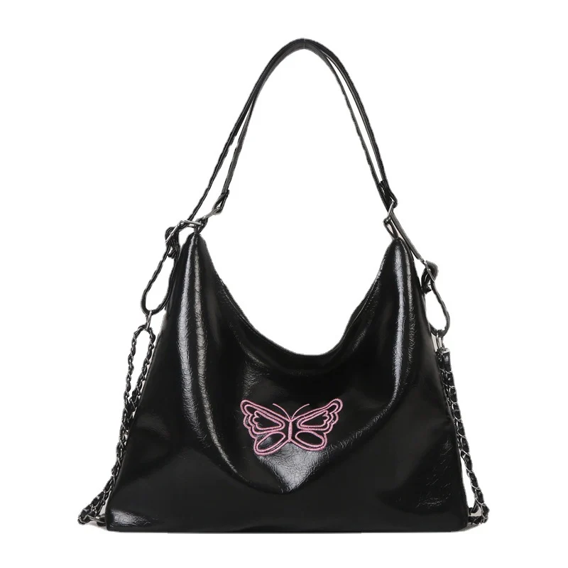 Schmetterling-gestickte lässige Handtasche