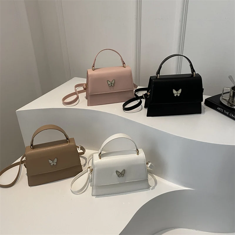 Schmetterlings-verziert Handtasche