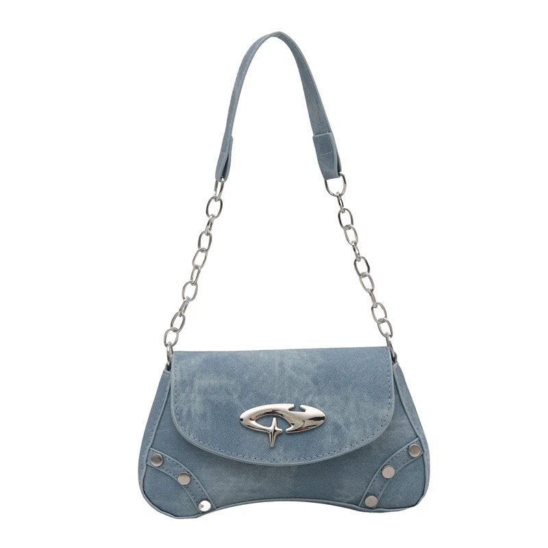 Kette-Detail Schulterhandtasche