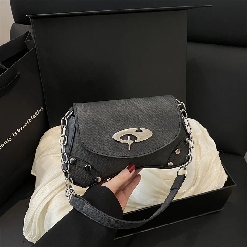 Kette-Detail Schulterhandtasche