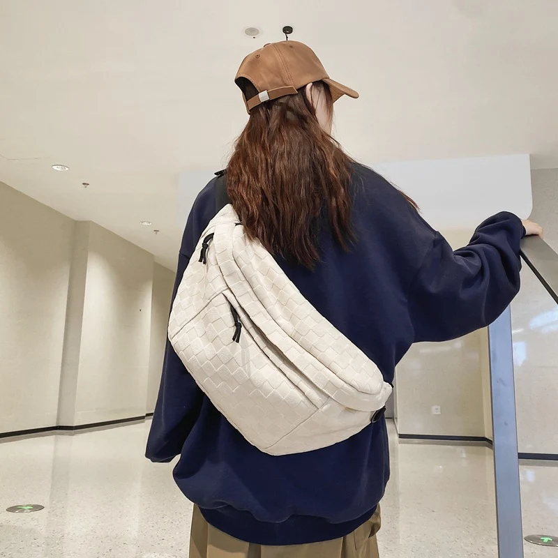 Texturierte Utility Bauchtasche