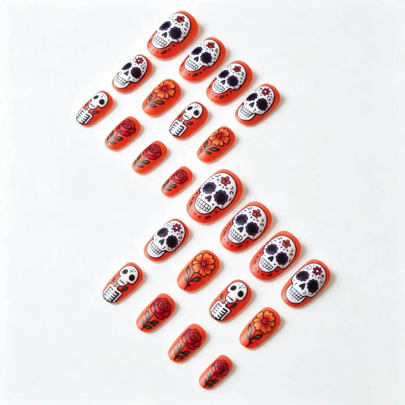 Künstlerisches Halloween Nagelkunstset