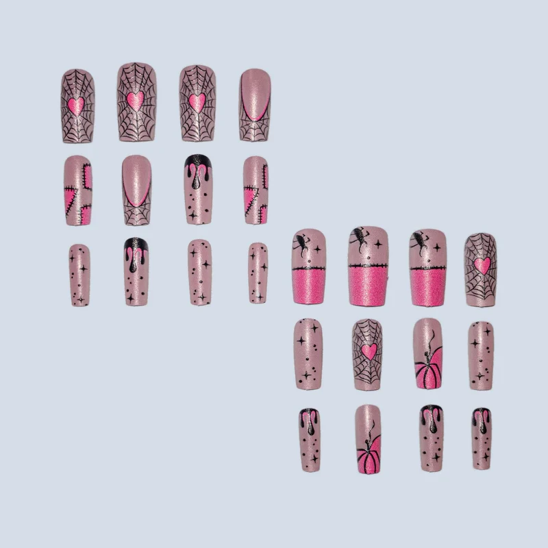 Künstlerisches Halloween-Nagelkunst-Design-Set 1790958074