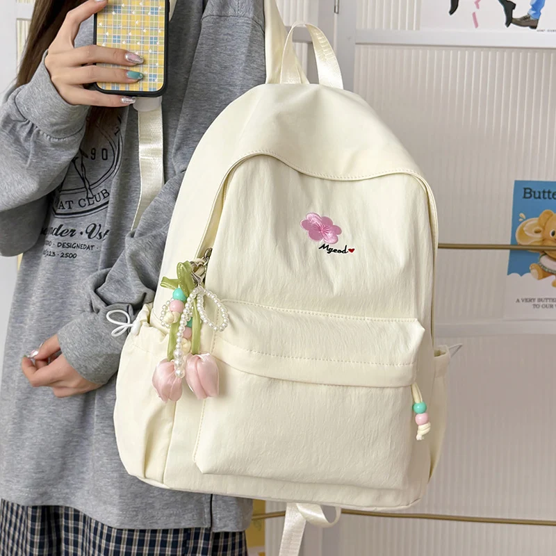 Elegante Floral Verzierte Rucksack Karnz