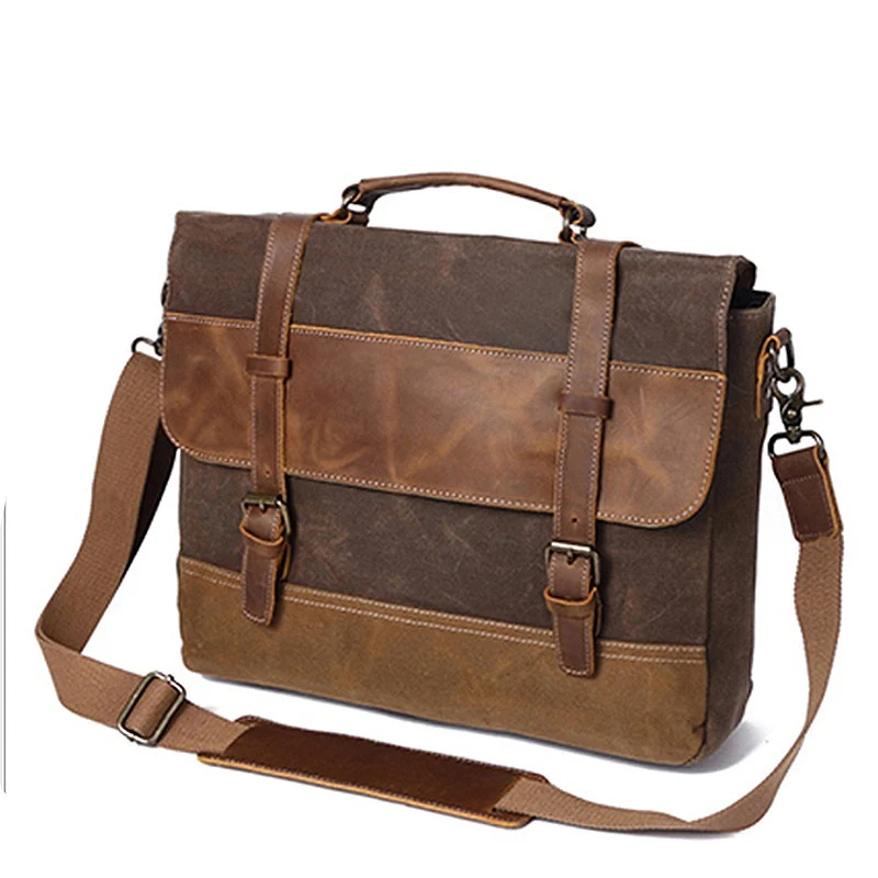 Robuste Messenger Bag im Vintage-Design Skanto