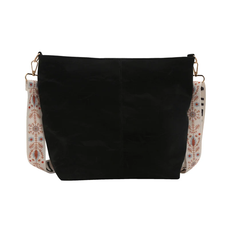 Lässige Canvas-Schultertasche
