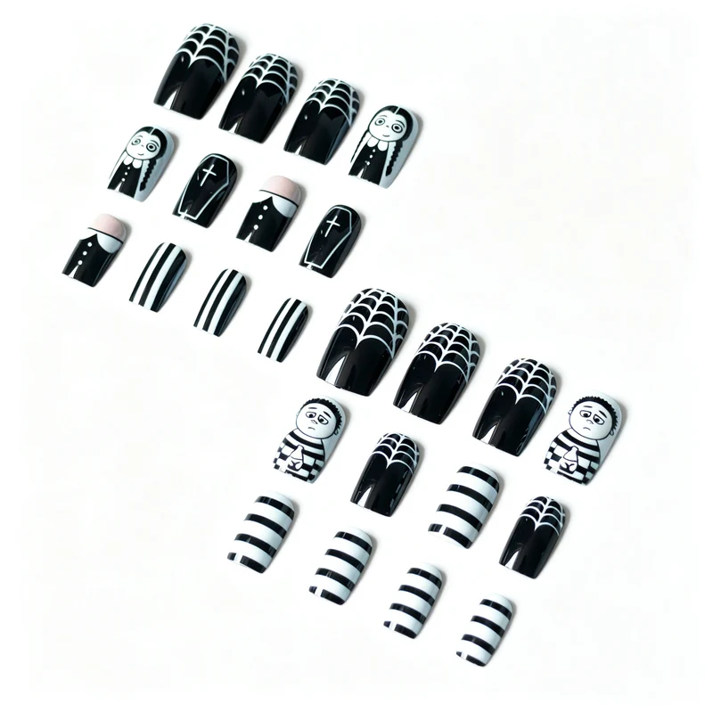 Künstlerisches Halloween Charakter Nagelkunst Set