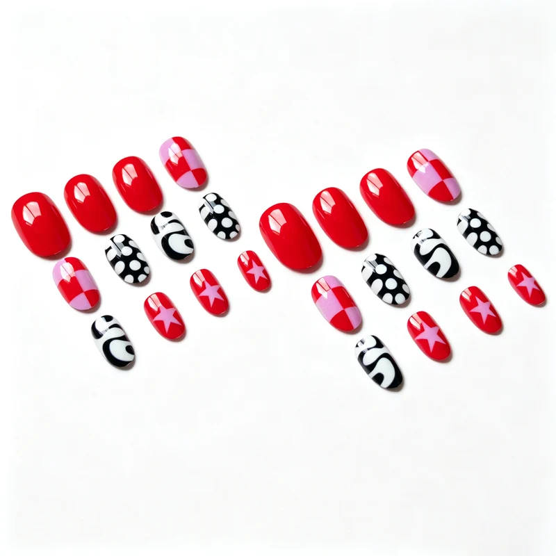 Künstlerisches Grafik-Nagelkunst-Set