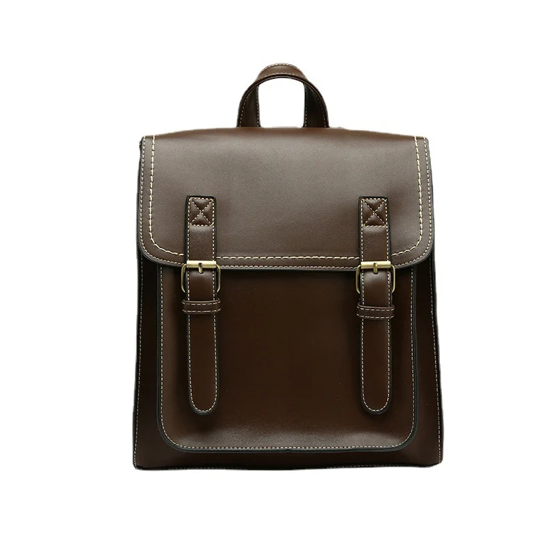 Strukturierter Leder-Rucksack