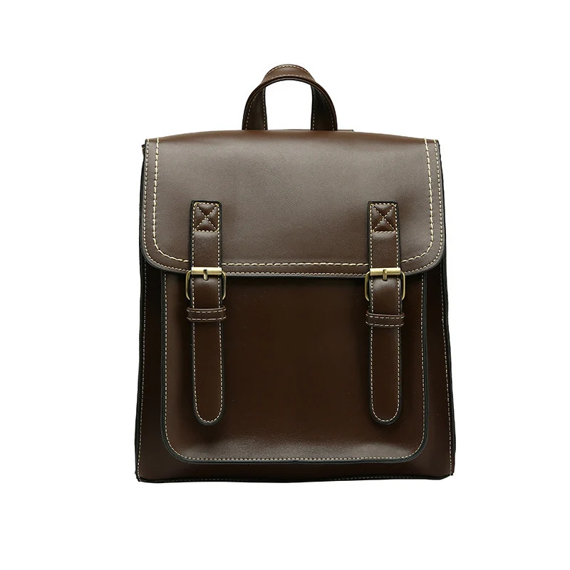 Strukturierter Leder-Rucksack