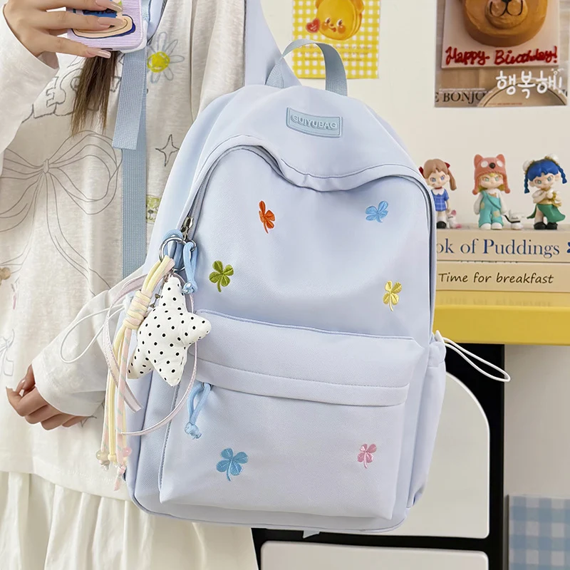 Florale gestickte Freizeit-Rucksack Karnz 1791205343