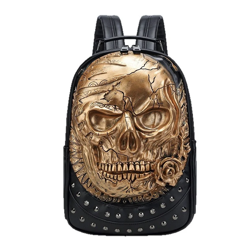 Stilvoller Rucksack mit Totenkopf-Design Skanto