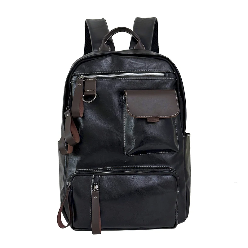 Haltbarer Vintage-Leder-Rucksack Karnz