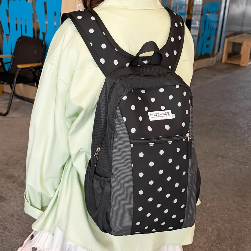 Haltbarer Gepunkteter Rucksack Karnz