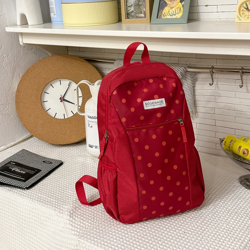 Haltbarer Gepunkteter Rucksack Karnz