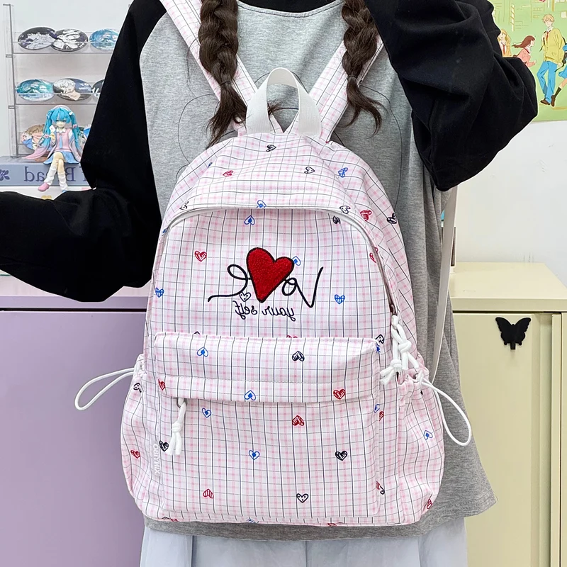 Besticketer Herz-Themen Freizeit-Rucksack Karnz