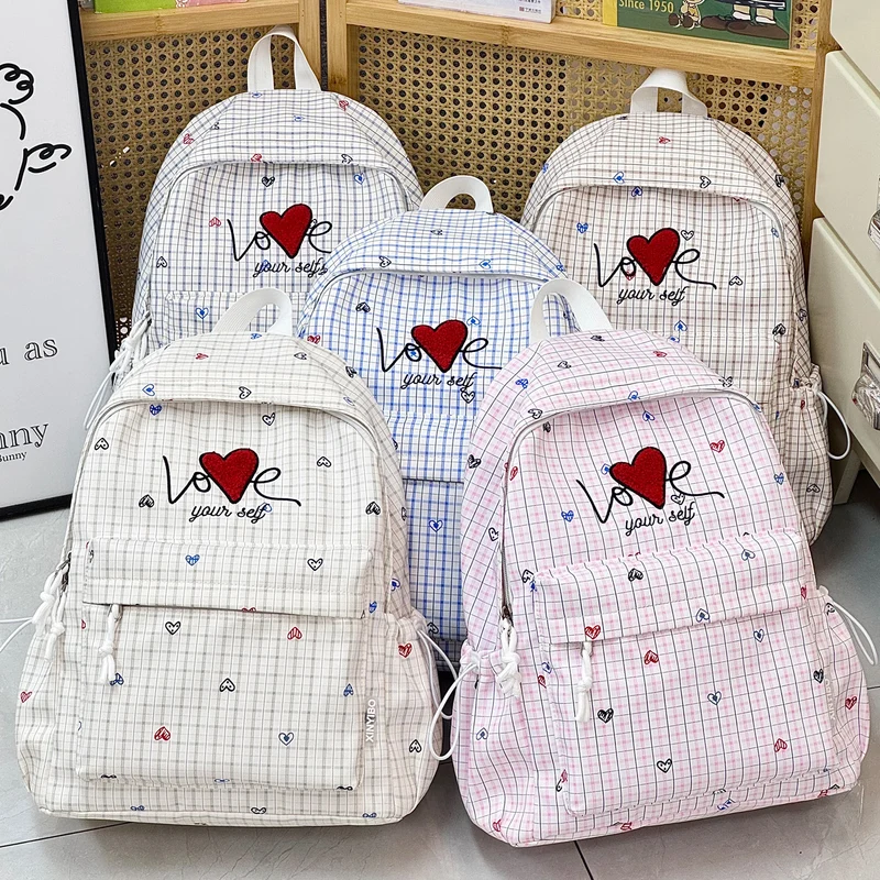 Besticketer Herz-Themen Freizeit-Rucksack Karnz