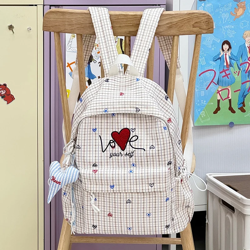 Besticketer Herz-Themen Freizeit-Rucksack Karnz