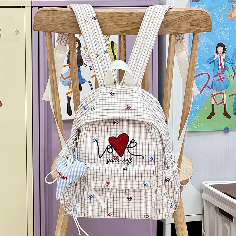 Besticketer Herz-Themen Freizeit-Rucksack Karnz