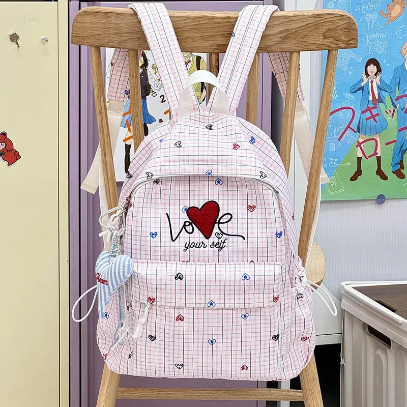 Besticketer Herz-Themen Freizeit-Rucksack Karnz
