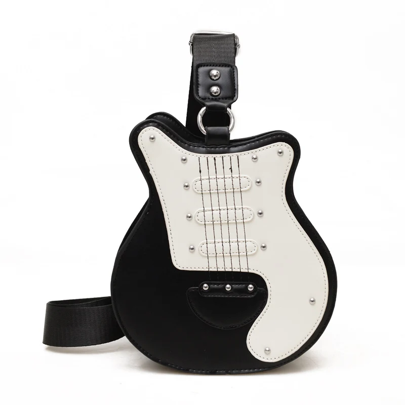 Guitar-förmige Umhängetasche