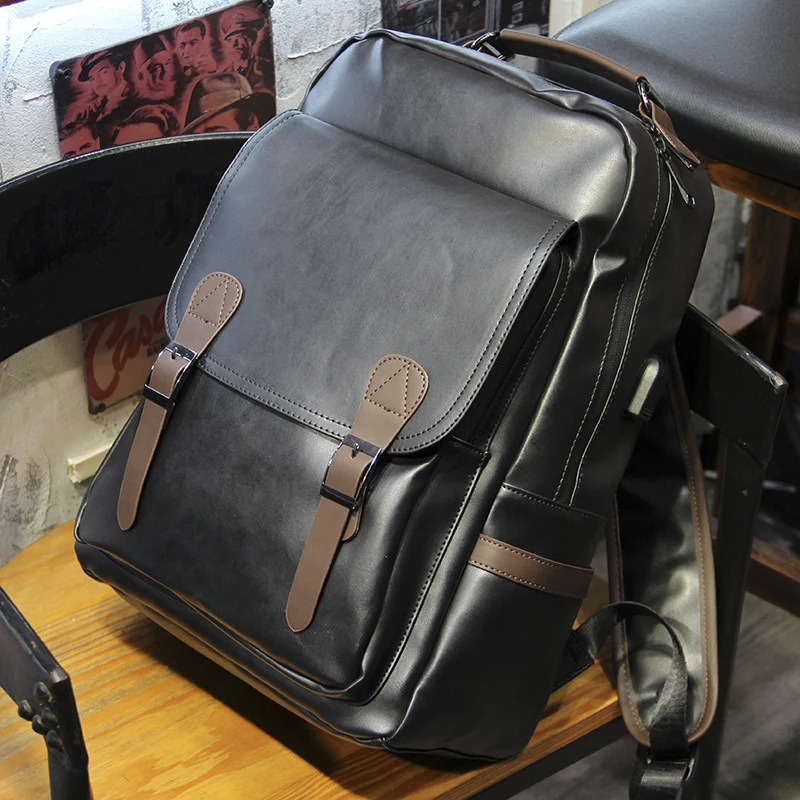 Stilvoller Rucksack mit verstärktem Laptopfach Skanto