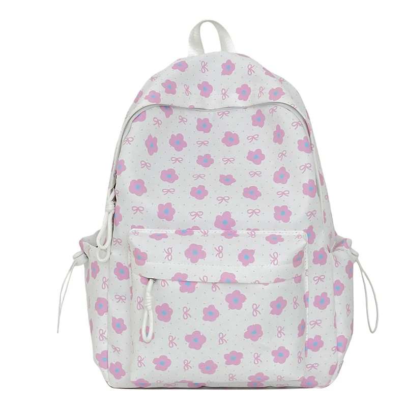 Blumenverzierte gemusterte Rucksack Karnz