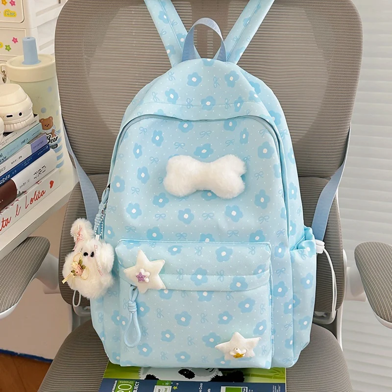 Blumenverzierte gemusterte Rucksack Karnz