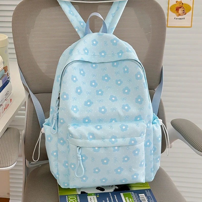 Blumenverzierte gemusterte Rucksack Karnz