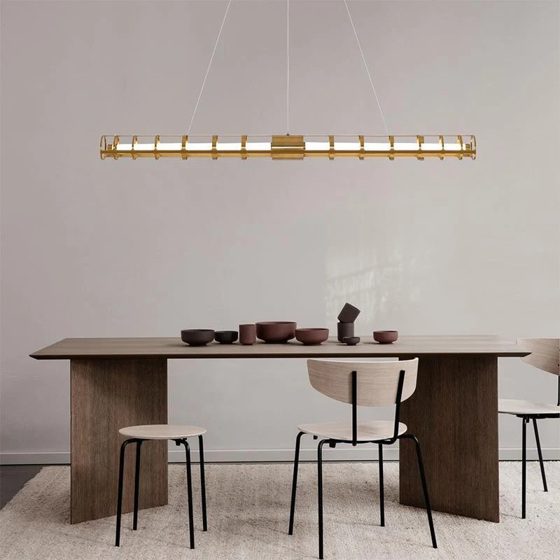 Moderne lineare Pendelleuchte