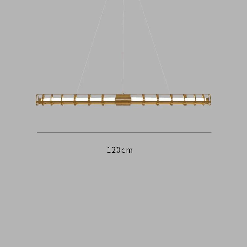 Moderne lineare Pendelleuchte