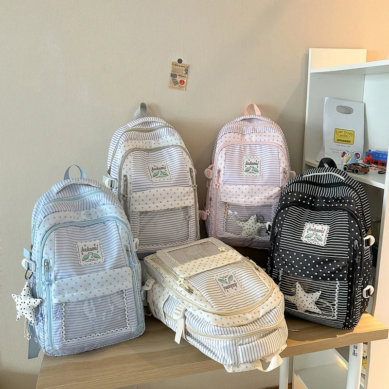 Niedlicher schulrucksack mit sternenmuster Karnz
